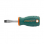 Jonnesway Отвертка стержневая шлицевая ANTI-SLIP GRIP, SL6.5х 38 мм
