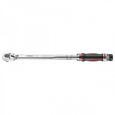 FORCE Ключ динамометрический 1/2" 70-350Nm L=660 мм двойная шкала, обрезиненная рукоятка