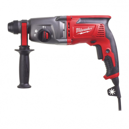 MILWAUKEE Перфоратор сетевой PH 26 T SDS-Plus, 800 Вт, 2.4 Дж, 1500 об/мин, 4500 уд/мин